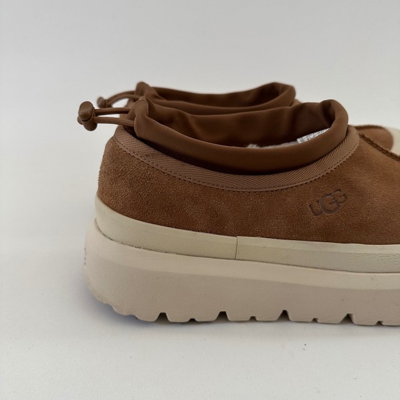 UGG Tasman Weather Hybrid Suede Slip On Shoes Mens 10 Platform Clog Slippers - Picture 9 of 13